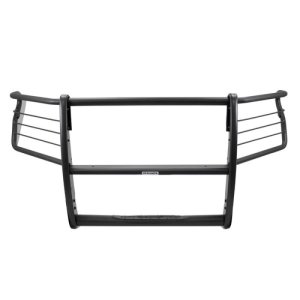 Ford F-150 Grille Guard - Front - Go Rhino - 3100 Series StepGuard with Brush Guards - Textured Black - `21-`24